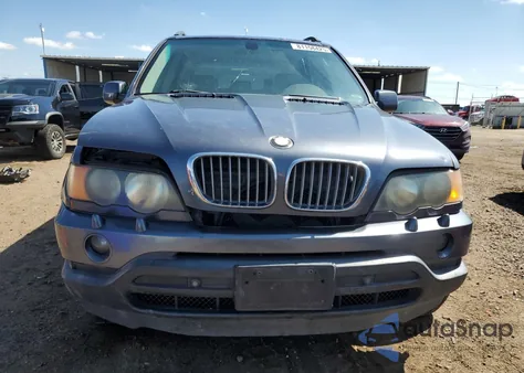 2003 BMW X5 4.4I z USA, uszkodzony, nr VIN 5UXFB33573LH48780
